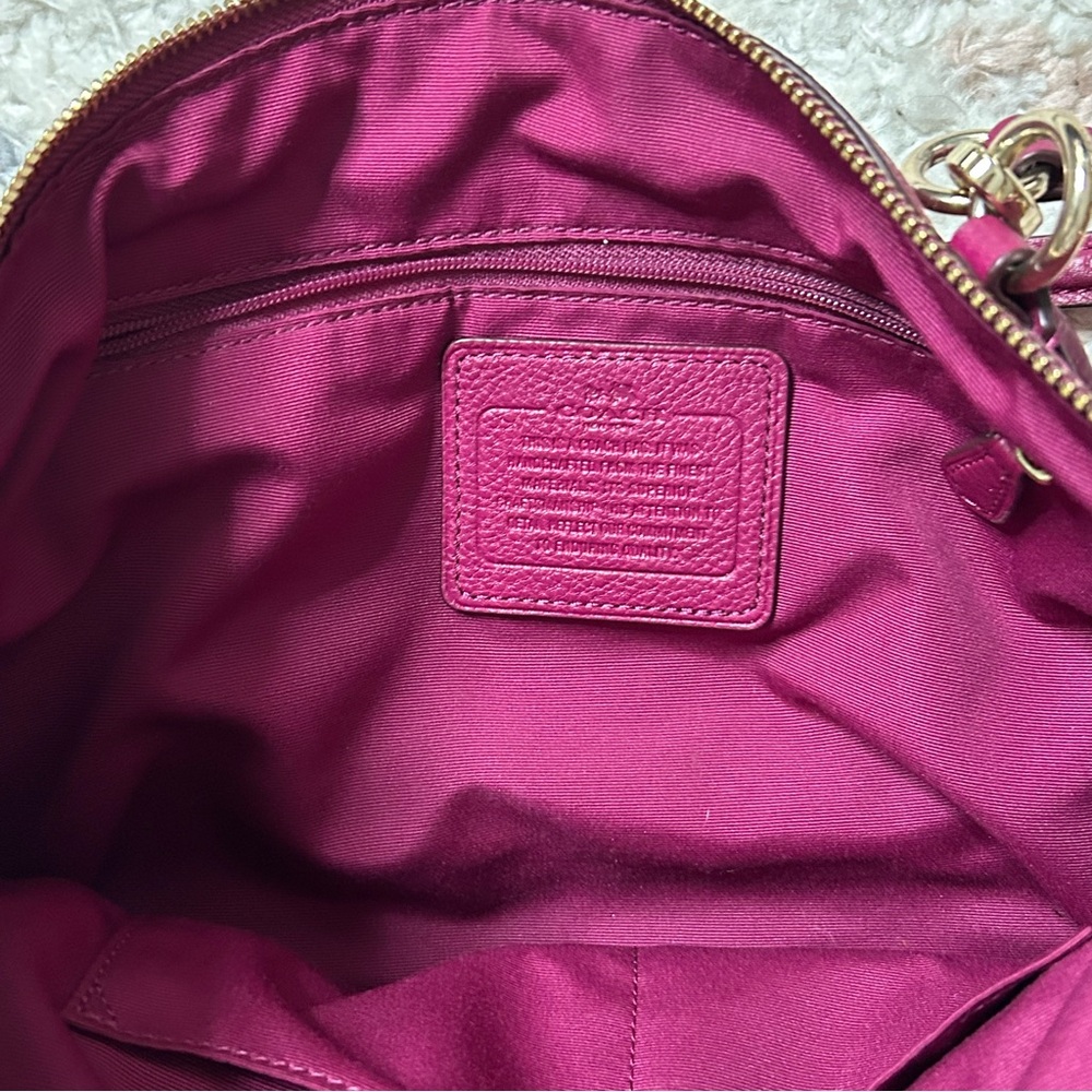 Coach F36675 Pebble Leather Small Kelsey Satchel - Picture 4 of 5